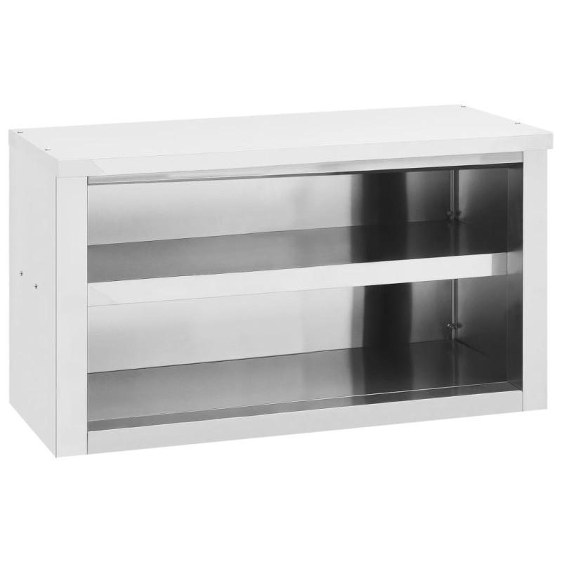 vidaXL Armadietto a Muro da Cucina 90x40x50 cm in Acciaio Inossidabile vidaXL Armadietto a Muro da Cucina 90x40x50 cm in Acciaio Inossidabile