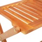 vidaXL Set da Pranzo da Giardino 9 pz Pieghevole in Massello di Acacia
