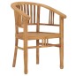 vidaXL Set da Pranzo da Giardino 5 pz in Legno Massello di Teak vidaXL Set da Pranzo da Giardino 5 pz in Legno Massello di Teak
