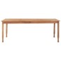 vidaXL Set da Pranzo da Giardino 9 pz in Legno Massello di Teak vidaXL Set da Pranzo da Giardino 9 pz in Legno Massello di Teak