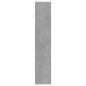 vidaXL Libreria Grigio Cemento 40x35x180 cm in Truciolato