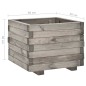 vidaXL Fioriera da Giardino 50x50x40 cm in Legno Massello di Pino vidaXL Fioriera da Giardino 50x50x40 cm in Legno Massello di Pino