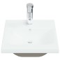 vidaXL Lavabo da Incasso con Rubinetto 42x39x18 cm in Ceramica Bianco vidaXL Lavabo da Incasso con Rubinetto 42x39x18 cm in Ceramica Bianco
