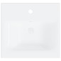 vidaXL Lavabo da Incasso con Rubinetto 42x39x18 cm in Ceramica Bianco vidaXL Lavabo da Incasso con Rubinetto 42x39x18 cm in Ceramica Bianco