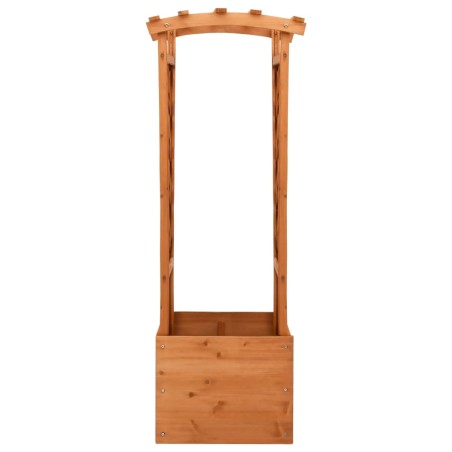 vidaXL Fioriera a Traliccio con Arco 49x39x130 cm in Legno di Abete