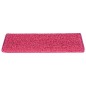 vidaXL Tappetini per Scale 15 pz 65x21x4 cm Rosa vidaXL Tappetini per Scale 15 pz 65x21x4 cm Rosa