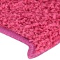 vidaXL Tappetini per Scale 15 pz 65x21x4 cm Rosa vidaXL Tappetini per Scale 15 pz 65x21x4 cm Rosa