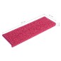 vidaXL Tappetini per Scale 15 pz 65x21x4 cm Rosa vidaXL Tappetini per Scale 15 pz 65x21x4 cm Rosa