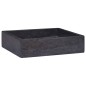 vidaXL Lavandino Nero 40x40x10 cm in Marmo