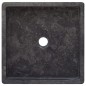 vidaXL Lavandino Nero 40x40x10 cm in Marmo