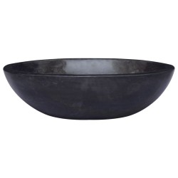 vidaXL Lavandino Nero 53x40x15 cm in Marmo