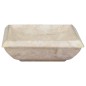 vidaXL Lavandino Crema 50x35x10 cm in Marmo vidaXL Lavandino Crema 50x35x10 cm in Marmo