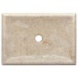 vidaXL Lavandino Crema 50x35x10 cm in Marmo vidaXL Lavandino Crema 50x35x10 cm in Marmo