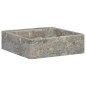 vidaXL Lavandino Grigio 40x40x12 cm in Marmo vidaXL Lavandino Grigio 40x40x12 cm in Marmo