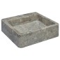 vidaXL Lavandino Grigio 40x40x12 cm in Marmo vidaXL Lavandino Grigio 40x40x12 cm in Marmo