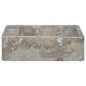 vidaXL Lavandino Grigio 40x40x12 cm in Marmo vidaXL Lavandino Grigio 40x40x12 cm in Marmo