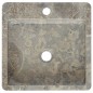 vidaXL Lavandino Grigio 40x40x12 cm in Marmo vidaXL Lavandino Grigio 40x40x12 cm in Marmo