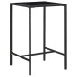 vidaXL Set da Bar da Giardino 5 pz in Polyrattan Nero vidaXL Set da Bar da Giardino 5 pz in Polyrattan Nero