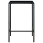 vidaXL Set da Bar da Giardino 5 pz in Polyrattan Nero vidaXL Set da Bar da Giardino 5 pz in Polyrattan Nero