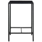 vidaXL Set da Bar da Giardino 5 pz in Polyrattan Nero vidaXL Set da Bar da Giardino 5 pz in Polyrattan Nero