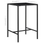 vidaXL Set da Bar da Giardino 5 pz in Polyrattan Nero vidaXL Set da Bar da Giardino 5 pz in Polyrattan Nero