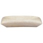 vidaXL Lavandino Crema 50x35x10 cm in Marmo