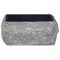 vidaXL Lavandino Nero 30x30x13 cm in Marmo vidaXL Lavandino Nero 30x30x13 cm in Marmo