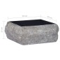 vidaXL Lavandino Nero 30x30x13 cm in Marmo vidaXL Lavandino Nero 30x30x13 cm in Marmo