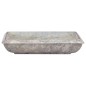 vidaXL Lavandino Grigio 50x35x10 cm in Marmo vidaXL Lavandino Grigio 50x35x10 cm in Marmo