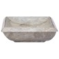 vidaXL Lavandino Grigio 50x35x10 cm in Marmo vidaXL Lavandino Grigio 50x35x10 cm in Marmo