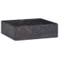 vidaXL Lavandino Nero 40x40x12 cm in Marmo vidaXL Lavandino Nero 40x40x12 cm in Marmo