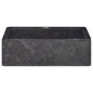 vidaXL Lavandino Nero 40x40x12 cm in Marmo vidaXL Lavandino Nero 40x40x12 cm in Marmo