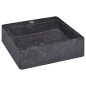 vidaXL Lavandino Nero 40x40x12 cm in Marmo vidaXL Lavandino Nero 40x40x12 cm in Marmo