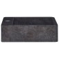 vidaXL Lavandino Nero 40x40x12 cm in Marmo vidaXL Lavandino Nero 40x40x12 cm in Marmo