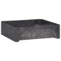 vidaXL Lavandino Nero 40x40x12 cm in Marmo vidaXL Lavandino Nero 40x40x12 cm in Marmo