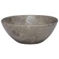 vidaXL Lavandino Grigio 53x40x15 cm in Marmo