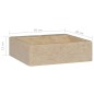 vidaXL Lavandino Crema 40x40x12 cm in Marmo vidaXL Lavandino Crema 40x40x12 cm in Marmo