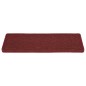 vidaXL Tappetini per Scale 15 pz 65x21x4 cm Rosso Opaco vidaXL Tappetini per Scale 15 pz 65x21x4 cm Rosso Opaco