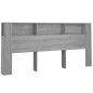 Testiera con Scomparti Grigio Sonoma 220x18,5x104,5 cm Testiera con Scomparti Grigio Sonoma 220x18,5x104,5 cm