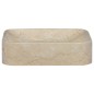 vidaXL Lavandino Crema 40x40x10 cm in Marmo vidaXL Lavandino Crema 40x40x10 cm in Marmo