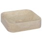 vidaXL Lavandino Crema 40x40x10 cm in Marmo vidaXL Lavandino Crema 40x40x10 cm in Marmo