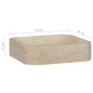 vidaXL Lavandino Crema 40x40x10 cm in Marmo vidaXL Lavandino Crema 40x40x10 cm in Marmo
