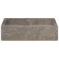 vidaXL Lavandino Grigio 40x40x10 cm in Marmo vidaXL Lavandino Grigio 40x40x10 cm in Marmo