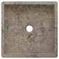 vidaXL Lavandino Grigio 40x40x10 cm in Marmo vidaXL Lavandino Grigio 40x40x10 cm in Marmo