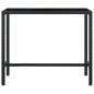 vidaXL Set da Bar da Giardino 5 pz in Polyrattan Nero vidaXL Set da Bar da Giardino 5 pz in Polyrattan Nero