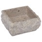 vidaXL Lavandino Grigio 30x30x13 cm in Marmo vidaXL Lavandino Grigio 30x30x13 cm in Marmo