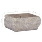 vidaXL Lavandino Grigio 30x30x13 cm in Marmo vidaXL Lavandino Grigio 30x30x13 cm in Marmo