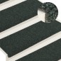 vidaXL Tappetini per Scale Tessuto Agugliato 15 pz 65x21x4 cm Marroni vidaXL Tappetini per Scale Tessuto Agugliato 15 pz 65x21x4 cm Marroni