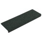 vidaXL Tappetini per Scale Tessuto Agugliato 15 pz 65x21x4 cm Marroni vidaXL Tappetini per Scale Tessuto Agugliato 15 pz 65x21x4 cm Marroni