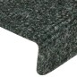 vidaXL Tappetini per Scale Tessuto Agugliato 15 pz 65x21x4 cm Marroni vidaXL Tappetini per Scale Tessuto Agugliato 15 pz 65x21x4 cm Marroni